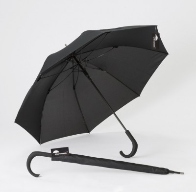 Unbreakable Walking-Stick Umbrella with Crook Handle
