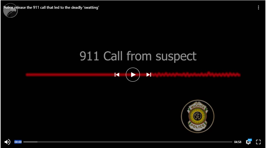 swatting 911 call audio thumbnail wichita ks 2017 12 27