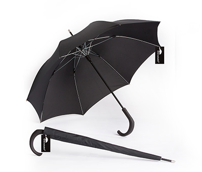 Unbreakable Walking-Stick Umbrella - Premium Model, Crook Handle